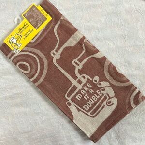 Blue Q Cotton Woven Dish Towel  - Make Mine a Double